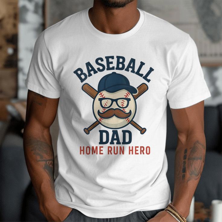 Baseball Dad Home Run Hero For Sports Dad Coach Men T-Shirt Baseball Dad Home Run Hero For Sports Dad Coach Men T-Shirt