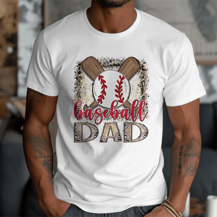 Baseball Dad Leopard Proud Ball Dad Game Day Men T-Shirt Baseball Dad Leopard Proud Ball Dad Game Day Men T-Shirt