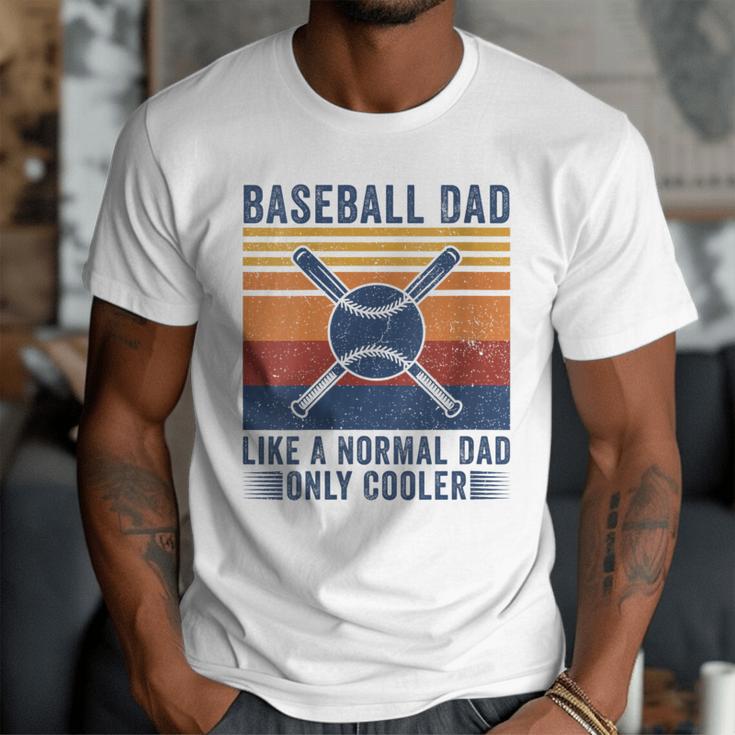 Baseball Dad Like A Normal Dad Only Cooler Men T-Shirt