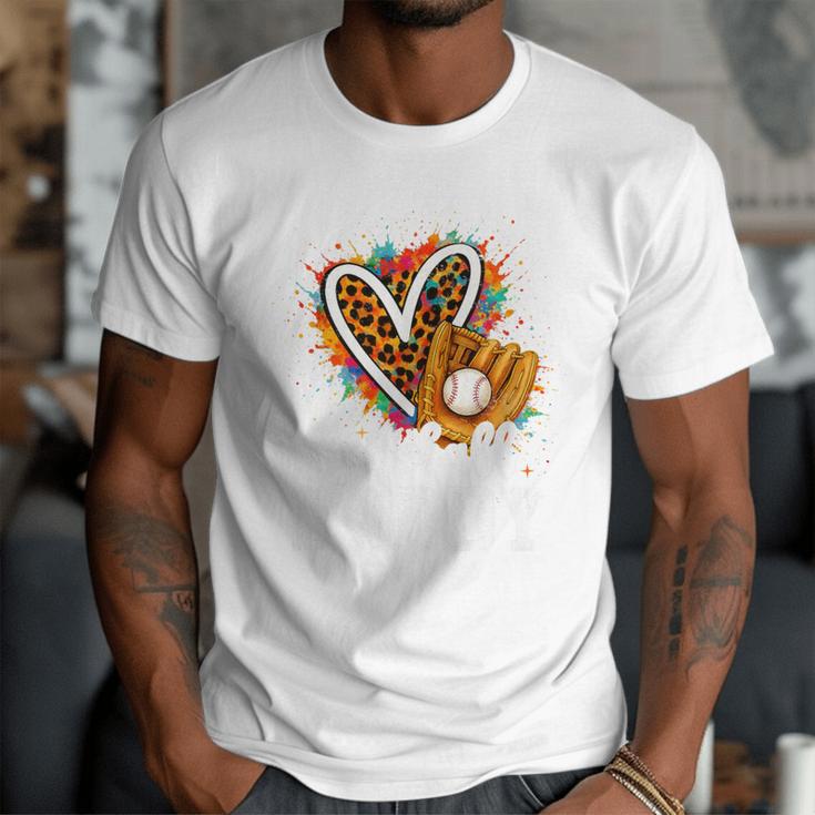 Baseball Daddy Fathers Day Premium Men T-Shirt Baseball Daddy Fathers Day Premium Men T-Shirt