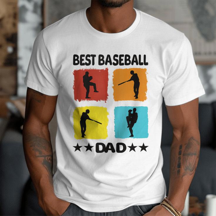 Best Baseball Dad Baseball Baseball Player Dad Saying Men T-Shirt