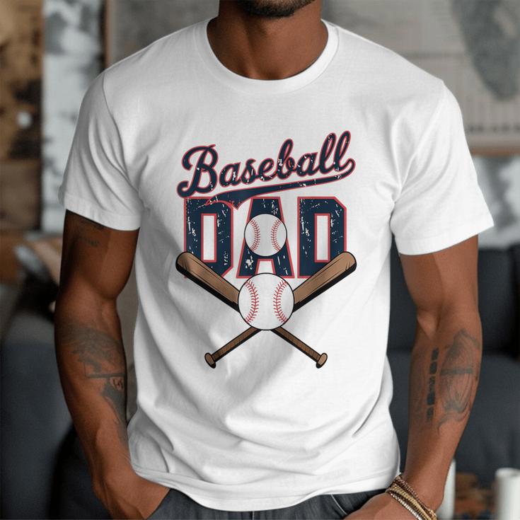Cool Baseball Dad For Vintage Father's Day Game Day Men T-Shirt Cool Baseball Dad For Vintage Father's Day Game Day Men T-Shirt