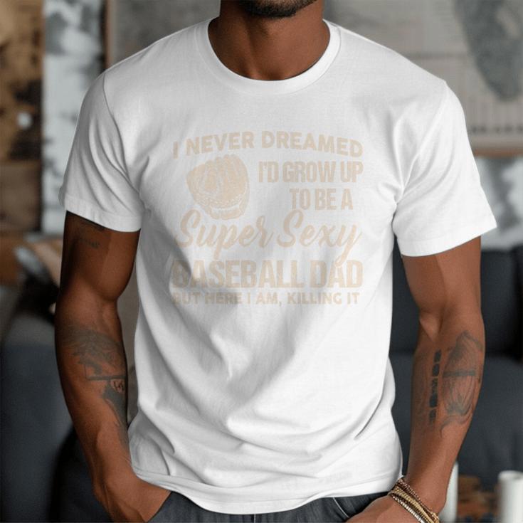 I Never Dreamed I'd Grow Up To Be a Super Sexy Baseball Dad Premium Tri-Blend Men T-Shirt I Never Dreamed I'd Grow Up To Be a Super Sexy Baseball Dad Premium Tri-Blend Men T-Shirt