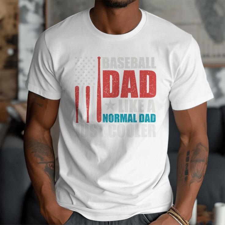 Patriotic Baseball Dad Father's Day American Flag Premium Men T-Shirt Patriotic Baseball Dad Father's Day American Flag Premium Men T-Shirt