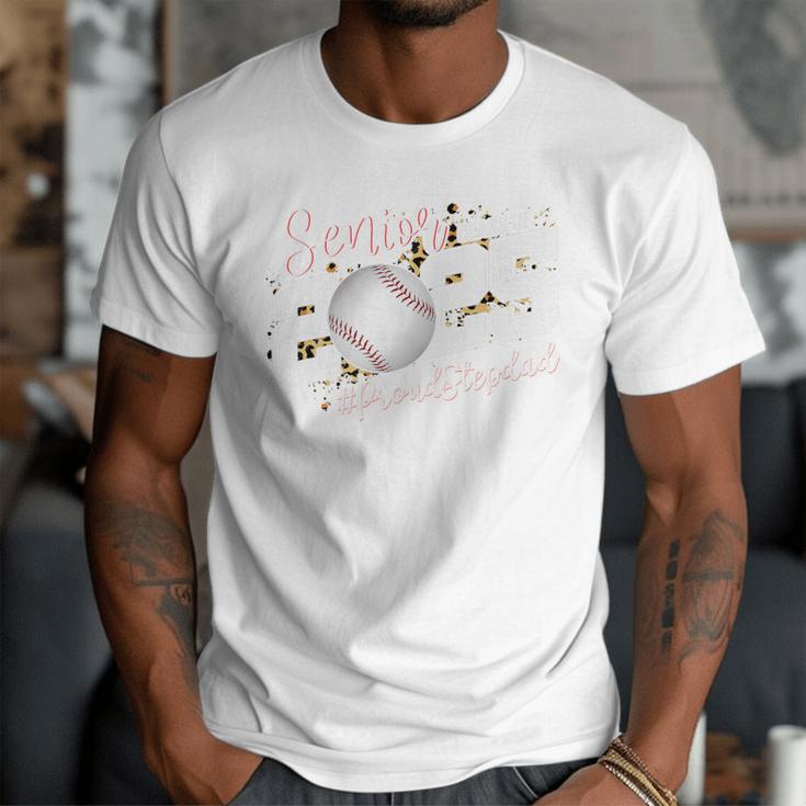 Proud Stepdad Of A 2025 Senior Baseball Dad Graduation Premium Men T-Shirt Proud Stepdad Of A 2025 Senior Baseball Dad Graduation Premium Men T-Shirt