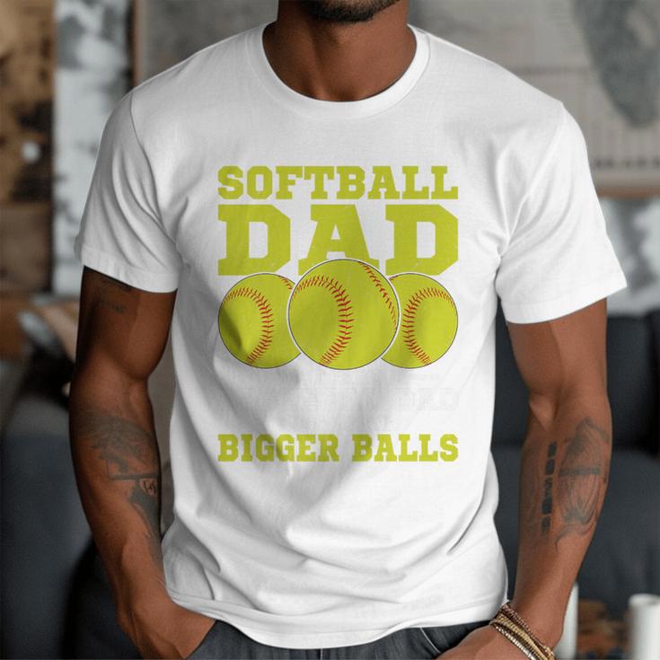 Softball Dad Just Like A Baseball Dad Team Premium Men T-Shirt Softball Dad Just Like A Baseball Dad Team Premium Men T-Shirt