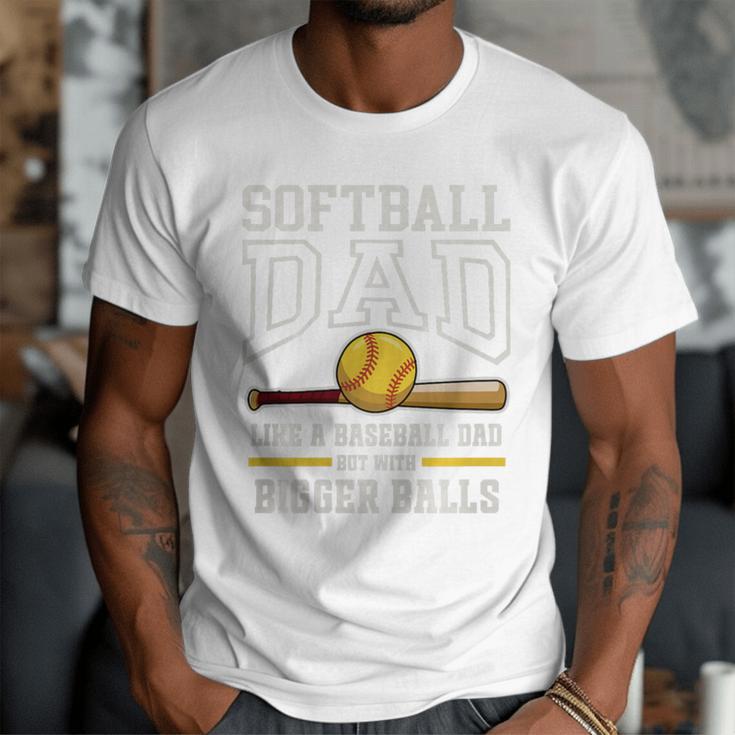 Softball Dad Tees Like Baseball Dad But Bigger Balls Premium Tri-Blend Men T-Shirt Softball Dad Tees Like Baseball Dad But Bigger Balls Premium Tri-Blend Men T-Shirt