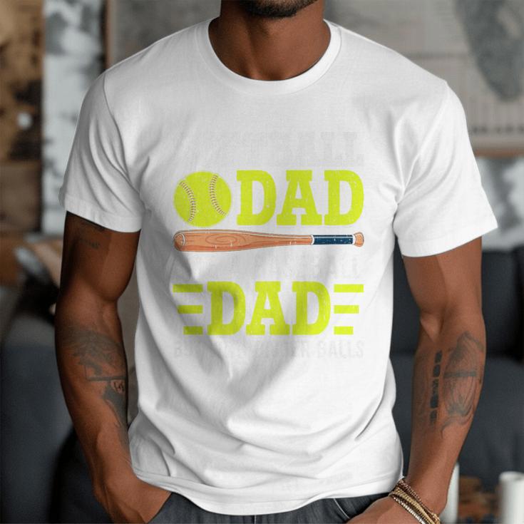 Sports For Softball And Baseball Dad Premium Men T-Shirt