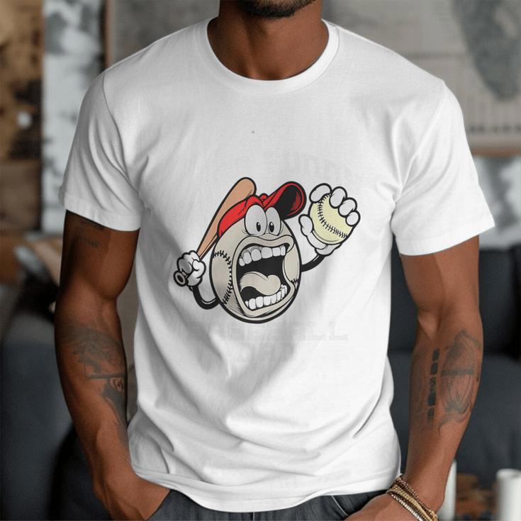 Super Baseball Dad Premium Men T-Shirt