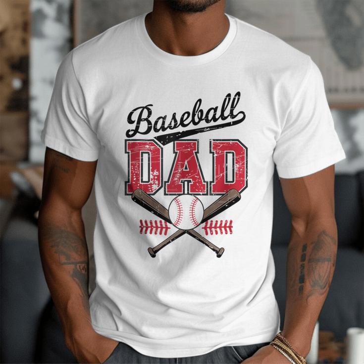 Vintage Baseball Dad Daddy Father's Day Baseball Players Men T-Shirt Vintage Baseball Dad Daddy Father's Day Baseball Players Men T-Shirt