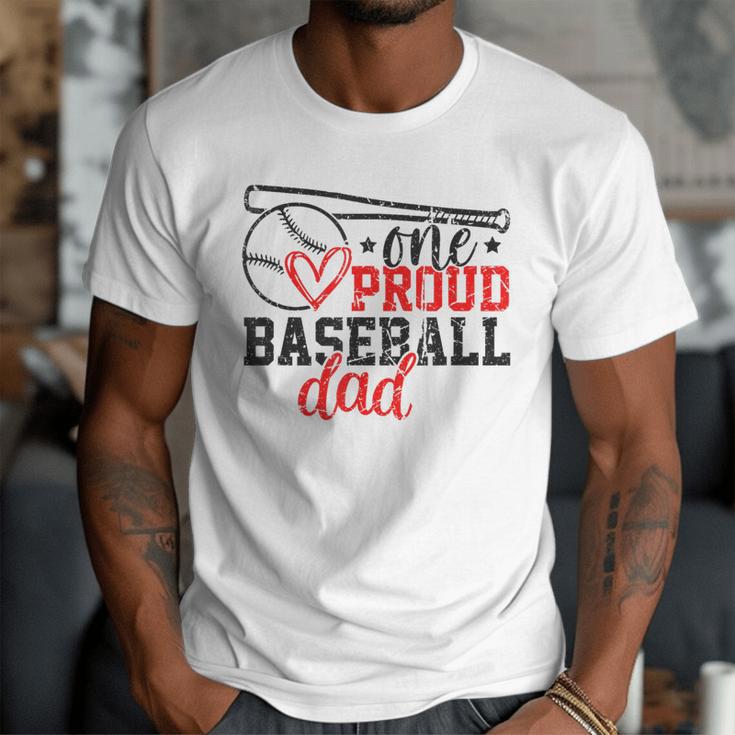Vintage One Proud Baseball Dad Sporty Humor Men T-Shirt Vintage One Proud Baseball Dad Sporty Humor Men T-Shirt