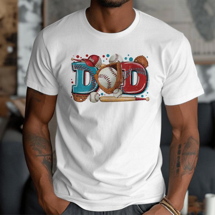 Women's Baseball Dad Father's Day Softball Baseball Player Coach Men Men T-Shirt