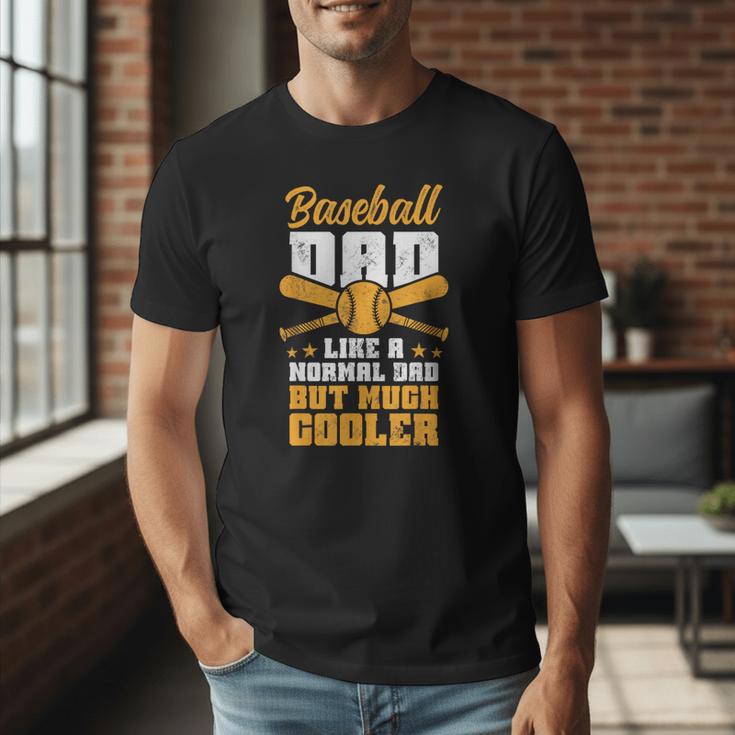 Baseball Dad Much Cooler Funny Softball And Baseball Game Men T-Shirt Baseball Dad Much Cooler Funny Softball And Baseball Game Men T-Shirt