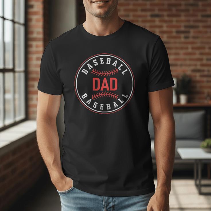Baseball Dad Father Family Matching Men T-Shirt
