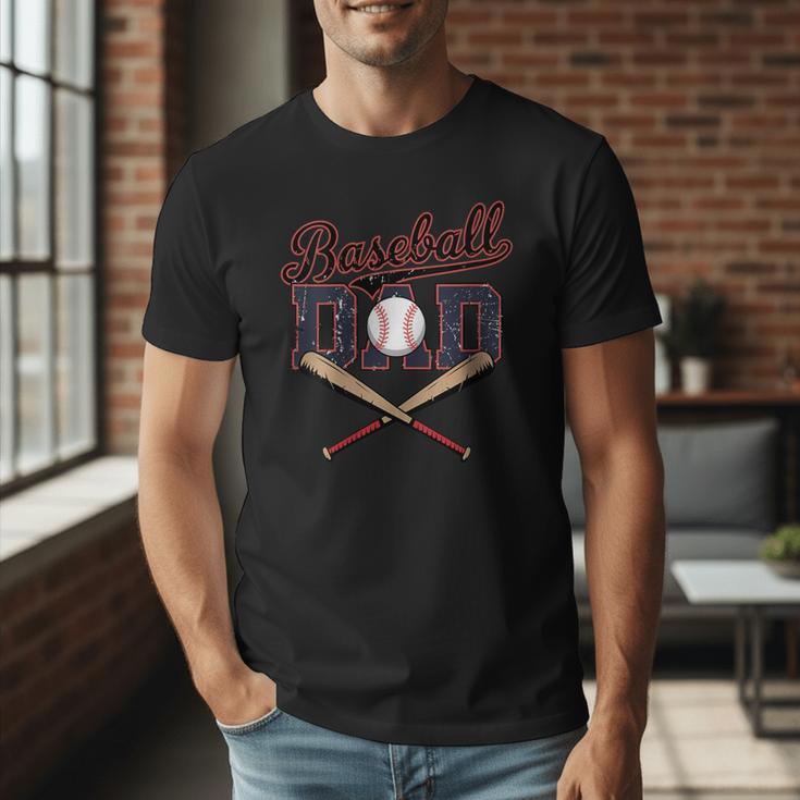 Baseball Dad Father's Day Vintage Retro Sarcastic Dad Men T-Shirt Baseball Dad Father's Day Vintage Retro Sarcastic Dad Men T-Shirt