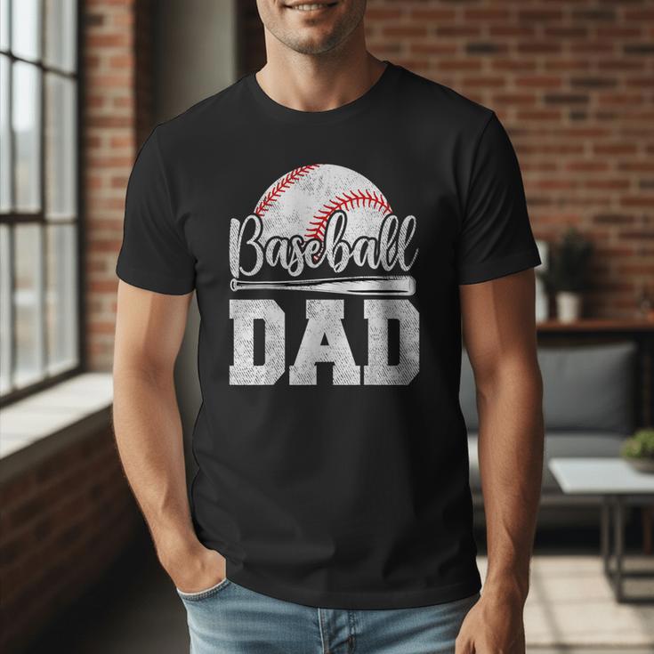 Baseball Dad Baseball Player Game Day Father's Day Men T-Shirt