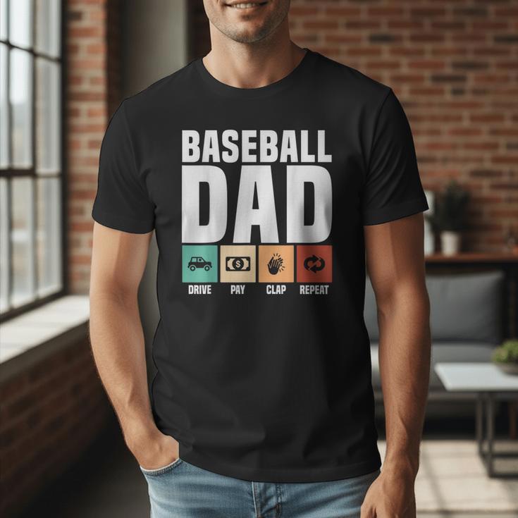 Baseball Dad Proud Little Slugger Father Humor Men T-Shirt Baseball Dad Proud Little Slugger Father Humor Men T-Shirt