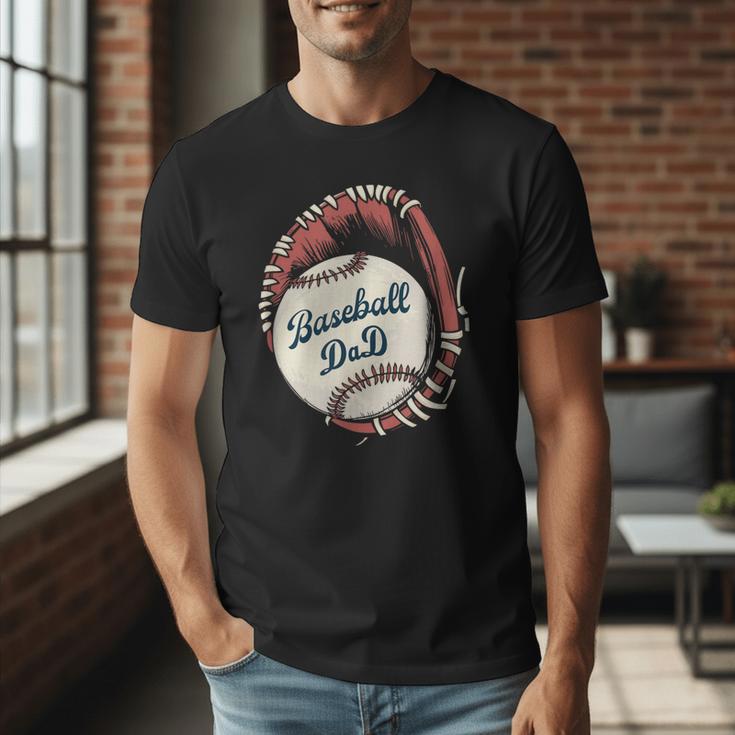 Baseball Dad Softball Glove And Ball Men T-Shirt Baseball Dad Softball Glove And Ball Men T-Shirt