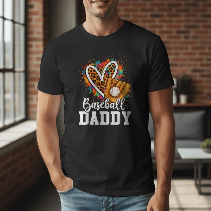 Baseball Daddy Fathers Day Men T-Shirt Baseball Daddy Fathers Day Men T-Shirt