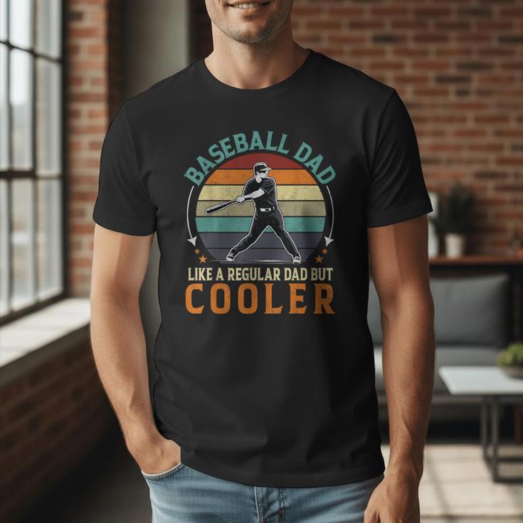 Men Baseball Dad Like a Regular Dad But Cooler Vintage Men T-Shirt Men Baseball Dad Like a Regular Dad But Cooler Vintage Men T-Shirt