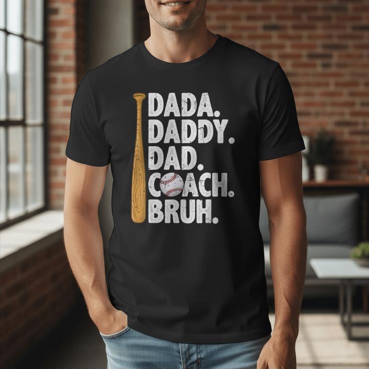 Retro Dada Daddy Dad Coach Bruh Baseball Dad Fathers Day Men Men T-Shirt Retro Dada Daddy Dad Coach Bruh Baseball Dad Fathers Day Men Men T-Shirt