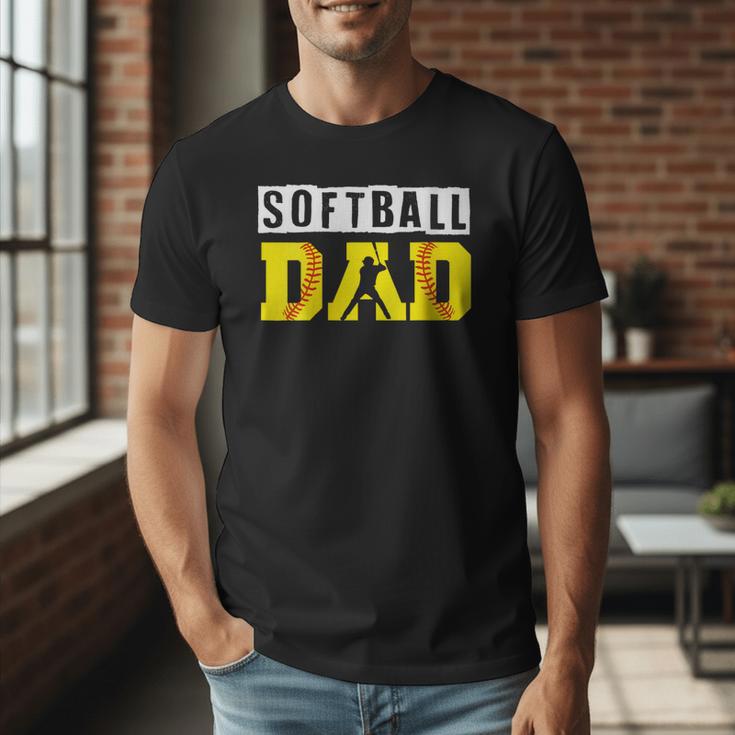 Softball Dad Like A Baseball Dad Definition Men T-Shirt