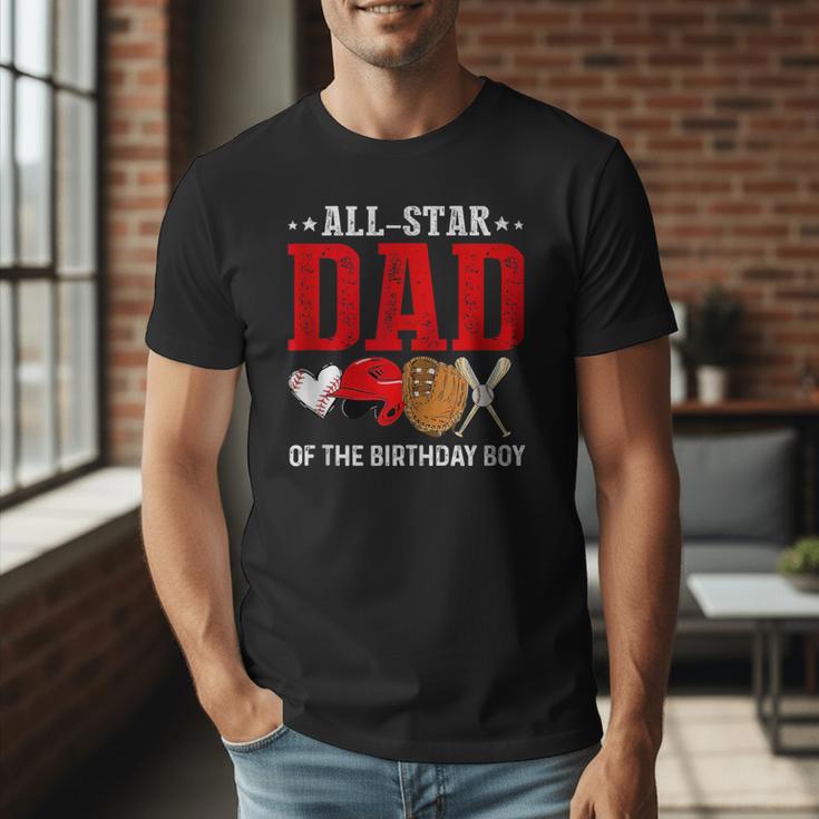 All Star Dad Of The Birthday Boy Baseball Daddy Father Men T-Shirt All Star Dad Of The Birthday Boy Baseball Daddy Father Men T-Shirt