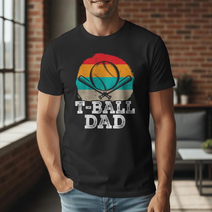 T-Ball Dad Ball Dad Fathers Day Baseball Dad Men T-Shirt