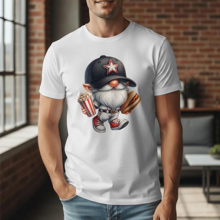 Baseball Dad Gnome Grandpa For Men Baseball Hot Dog Men T-Shirt Baseball Dad Gnome Grandpa For Men Baseball Hot Dog Men T-Shirt