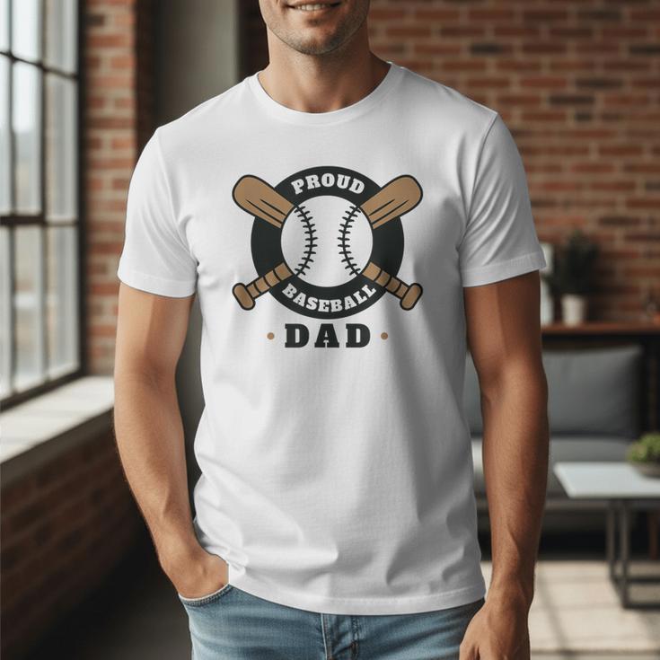 Proud Baseball Dad Men T-Shirt Proud Baseball Dad Men T-Shirt