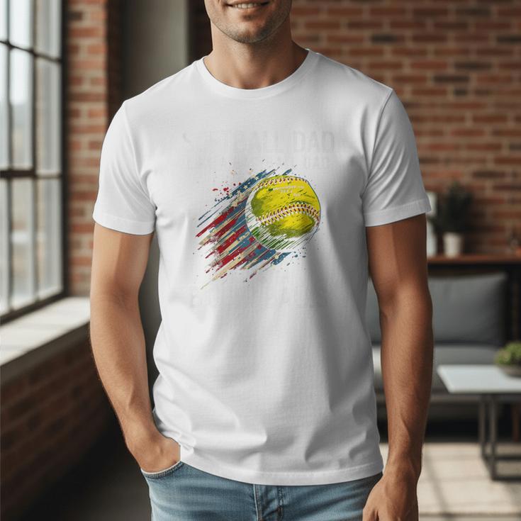 Softball Dad Like a Baseball Dad With Bigger Balls Premium Men T-Shirt Softball Dad Like a Baseball Dad With Bigger Balls Premium Men T-Shirt