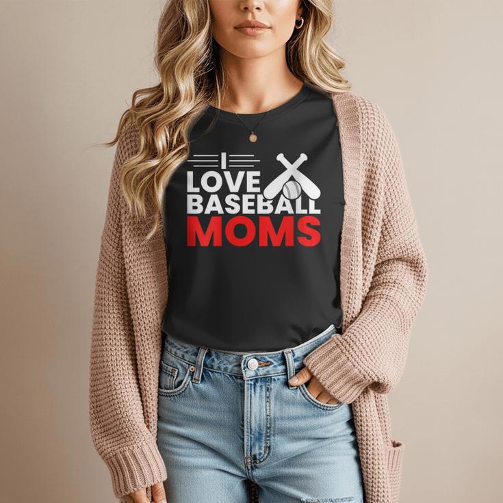 Baseball I Love Baseball Moms Women T-Shirt