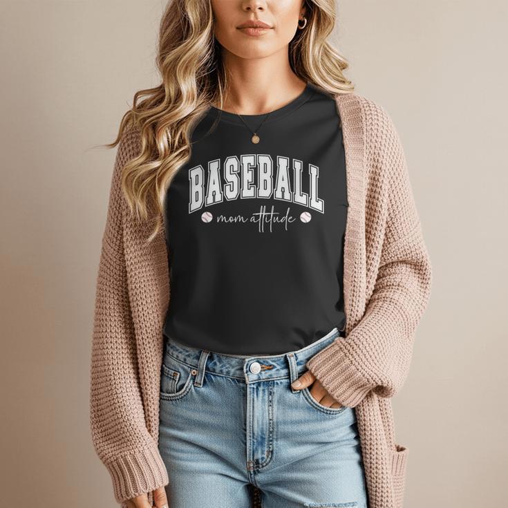 Baseball Mom Attitude Cute Baseball Mom's Sport And Athletic Women T-Shirt Baseball Mom Attitude Cute Baseball Mom's Sport And Athletic Women T-Shirt