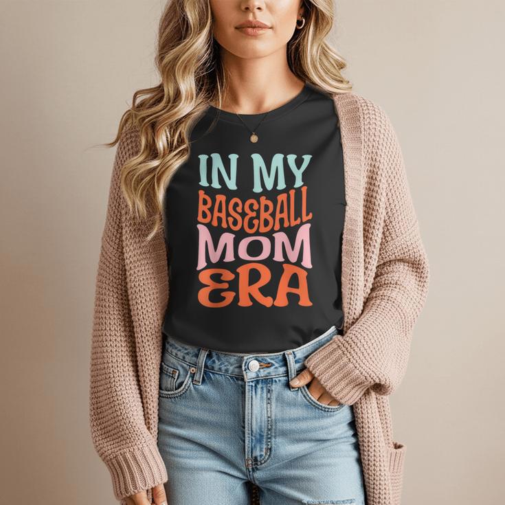 In My Baseball Mom Era Lover Groovy Retro Mother's Day Women T-Shirt In My Baseball Mom Era Lover Groovy Retro Mother's Day Women T-Shirt