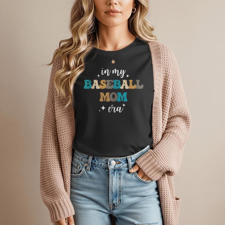 In My Baseball Mom Era Baseball Lover Groovy Vintage Retro Women T-Shirt In My Baseball Mom Era Baseball Lover Groovy Vintage Retro Women T-Shirt