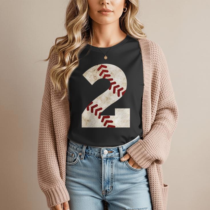 Baseball Mom Baseball Parent Number Two Baseball Gear 2 Women T-Shirt