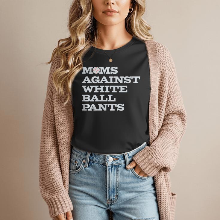 Baseball Moms Against Ball Pants Women T-Shirt Baseball Moms Against Ball Pants Women T-Shirt
