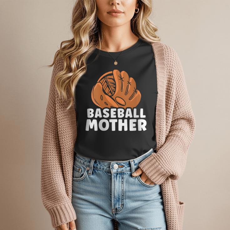 Baseball Mother Lover Baseballer Player Match Baseball Mom Women T-Shirt Baseball Mother Lover Baseballer Player Match Baseball Mom Women T-Shirt