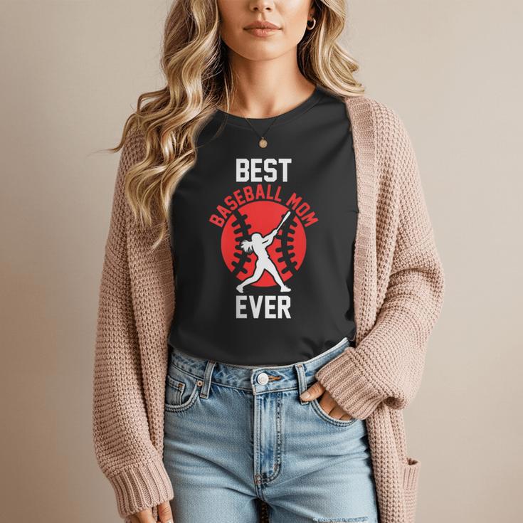 Best Baseball Mom Ever Baseball Women T-Shirt