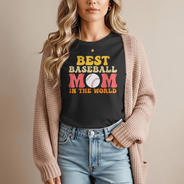 Best Baseball Mom In The World Baseball Women T-Shirt