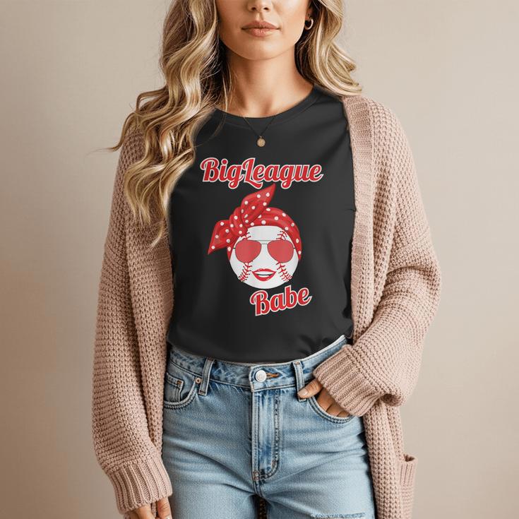 Cute Love Baseball BigLeague Babe Hot Baseball Mom Women T-Shirt Cute Love Baseball BigLeague Babe Hot Baseball Mom Women T-Shirt