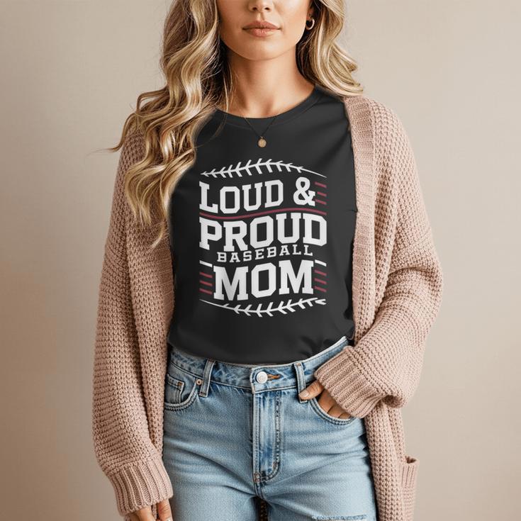 Loud & Proud Baseball Mom Mama Sport Cute Women T-Shirt Loud & Proud Baseball Mom Mama Sport Cute Women T-Shirt