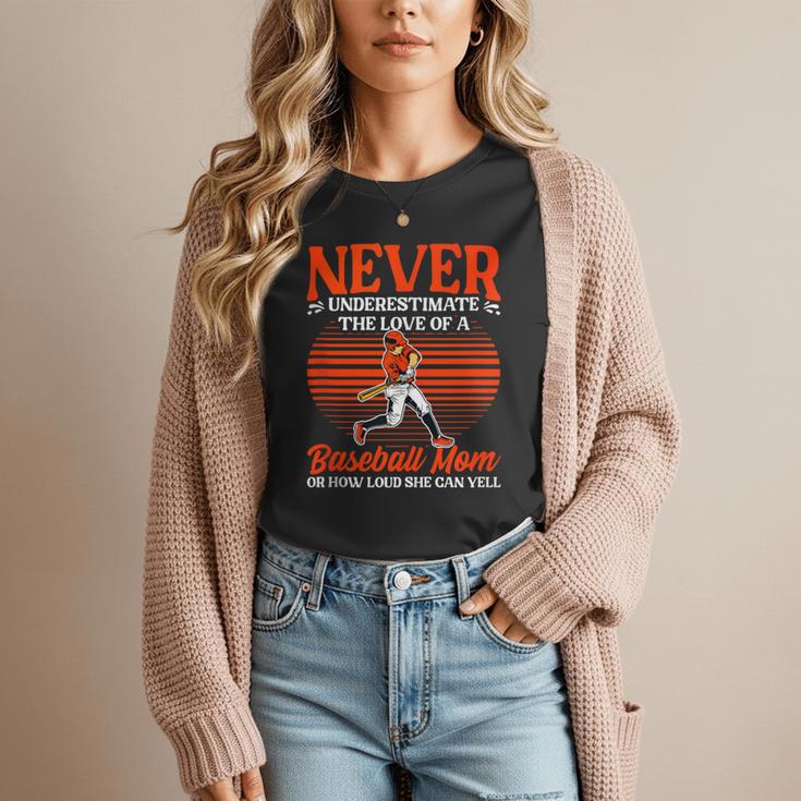 Love Of A Baseball Mom Pitcher Catcher Baseball Player Women T-Shirt Love Of A Baseball Mom Pitcher Catcher Baseball Player Women T-Shirt