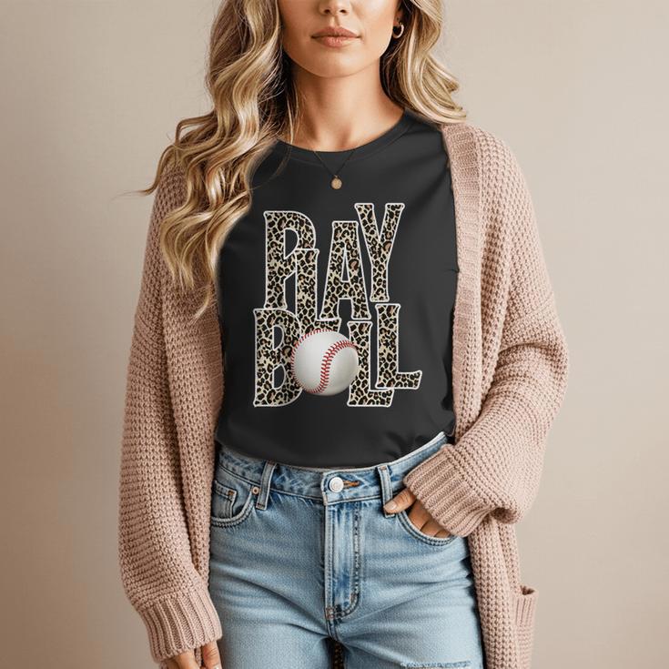 Play Ball Women Graphic Baseball Mom Baseball Women T-Shirt
