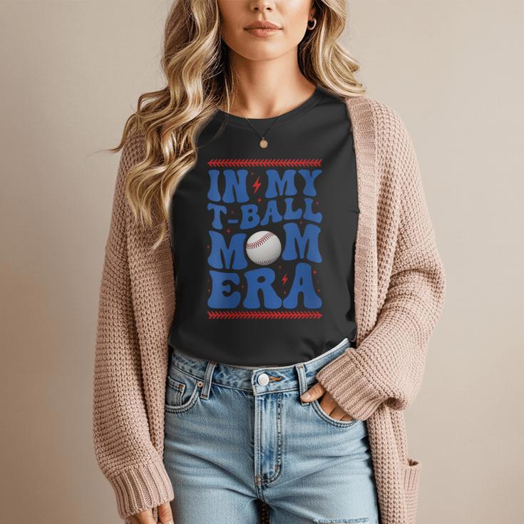 In My T-Ball Mom Era Baseball Mom Groovy Mother's Day Women T-Shirt In My T-Ball Mom Era Baseball Mom Groovy Mother's Day Women T-Shirt
