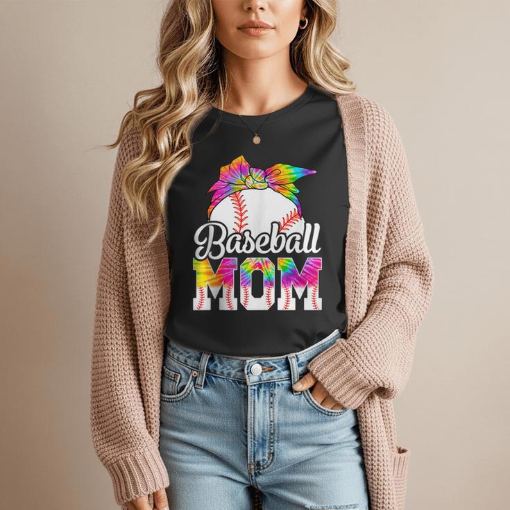 Tie Dye Baseball Mom Baseball Mama Sport Mother's Day Women T-Shirt Tie Dye Baseball Mom Baseball Mama Sport Mother's Day Women T-Shirt