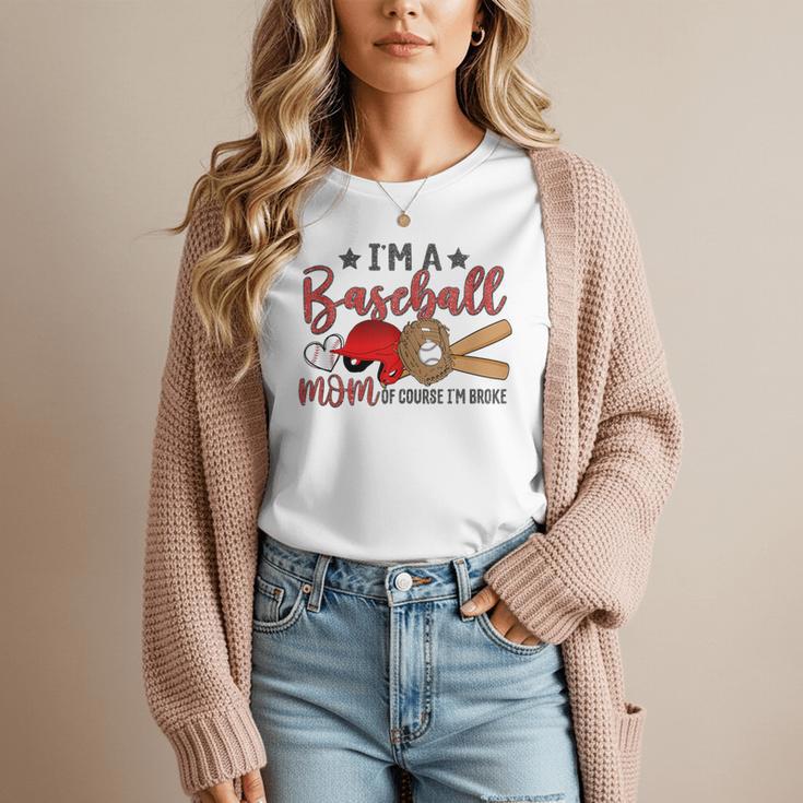 Ball Mom I'm A Baseball Mom Baseball Mom Women T-Shirt