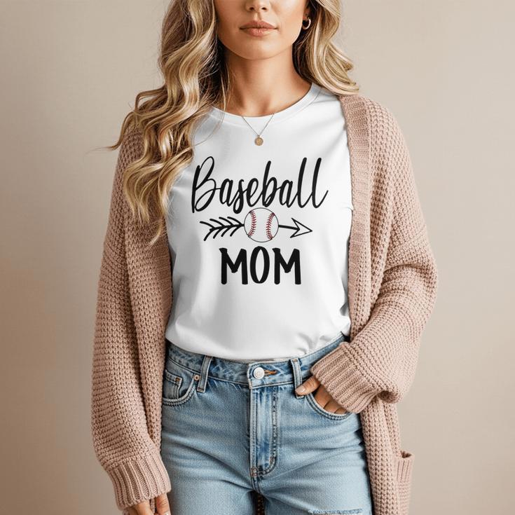 Baseball Mom Cute Arrow Father's Mother's Xmas Day Women T-Shirt Baseball Mom Cute Arrow Father's Mother's Xmas Day Women T-Shirt