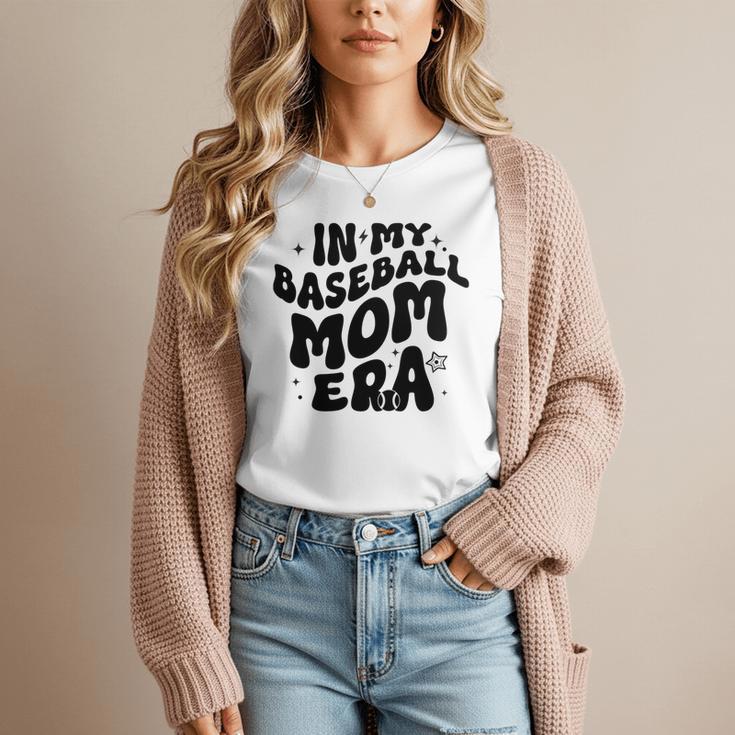 In My Baseball Mom Era Groovy Women T-Shirt In My Baseball Mom Era Groovy Women T-Shirt