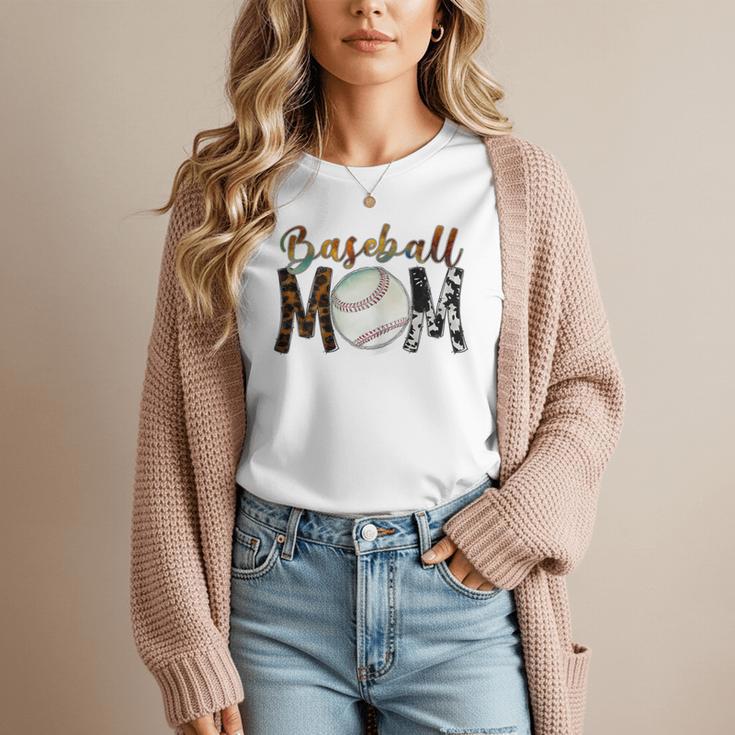 Baseball Mom Mama Mother Women T-Shirt